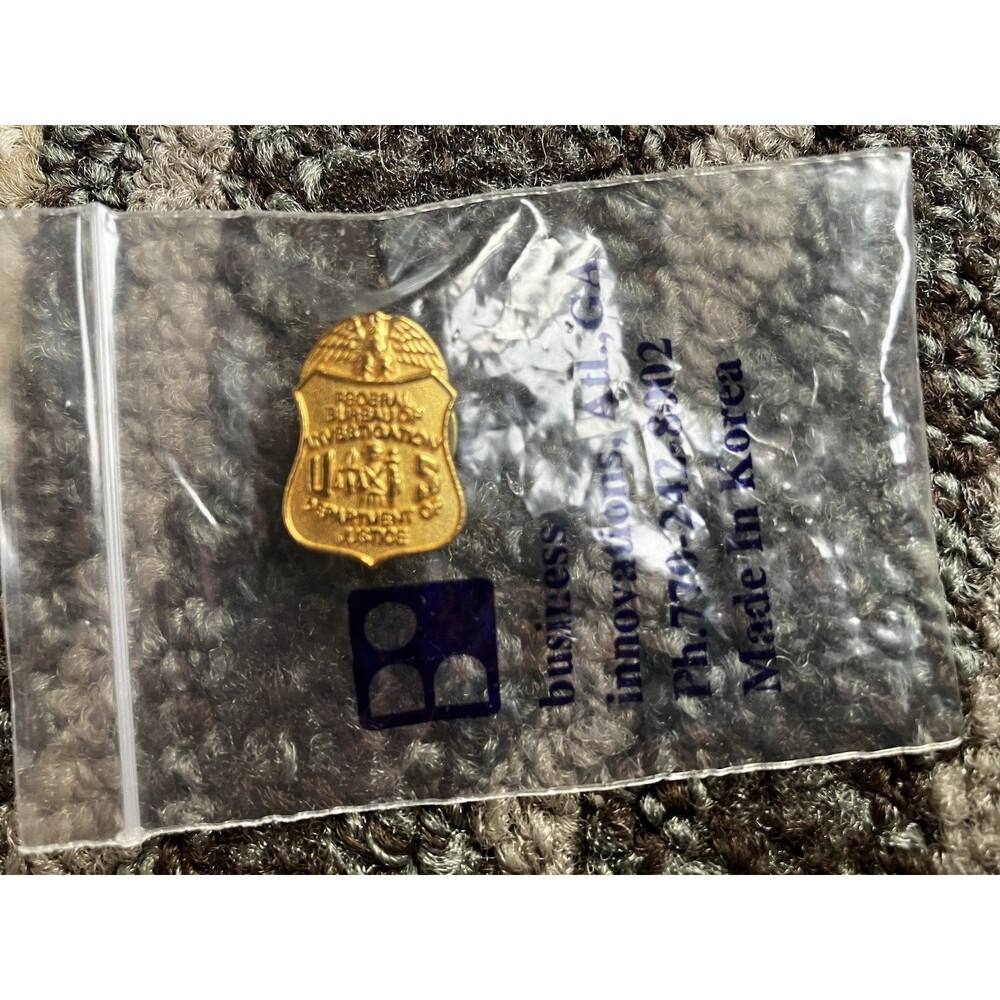 Novelty FBI Micro Mini Lapel Pin (was sold at the Academy Gift Shop)